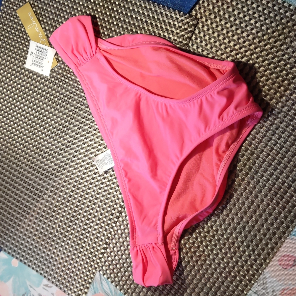 2 bamboo pink swim bottoms